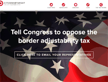 Tablet Screenshot of citizensattarget.com